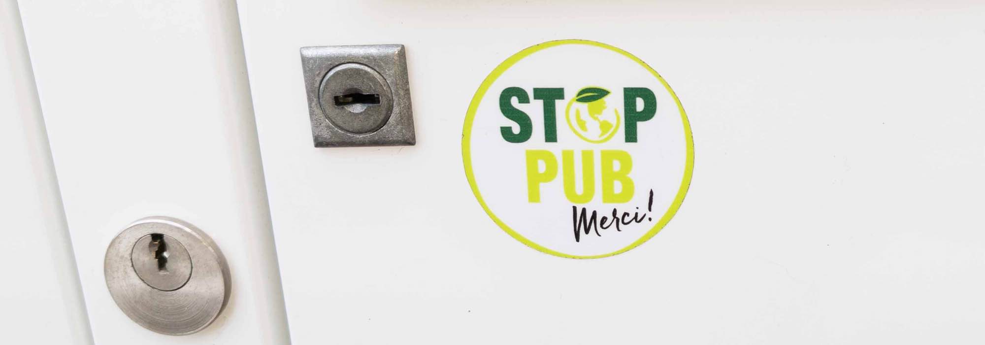 Le sticker « Stop-pub », c’est quoi ?